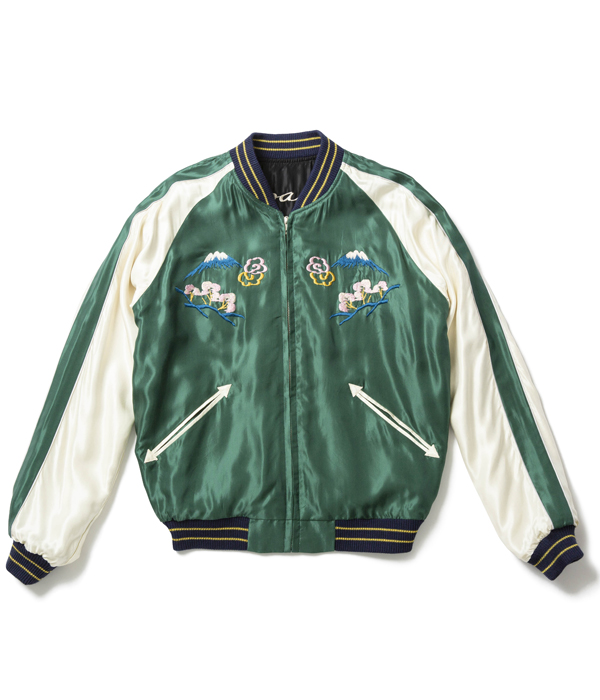 Lot No. TT14571-119 / Mid 1950s Style Acetate Souvenir Jacket 