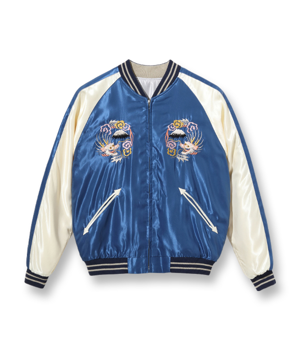 Lot No. TT15390-190 / Late 1940s Style Acetate Souvenir Jacket 
