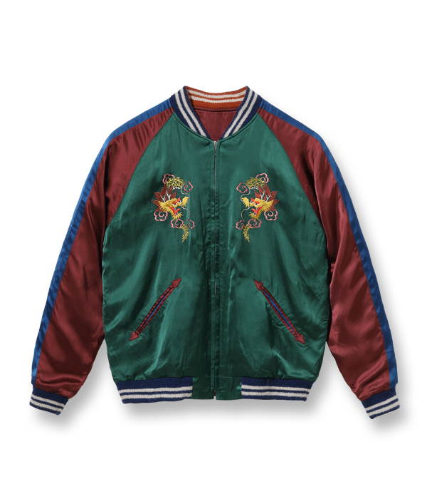 Lot No. TT15416-145 / Late 1940s Style Acetate Souvenir Jacket 