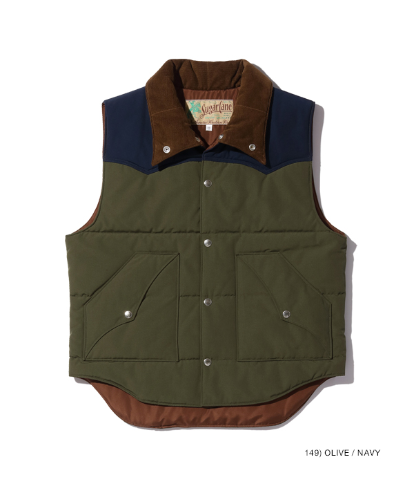 Lot No. SC15400 / T/C PADDING VEST - SUGAR CANE - シュガー 