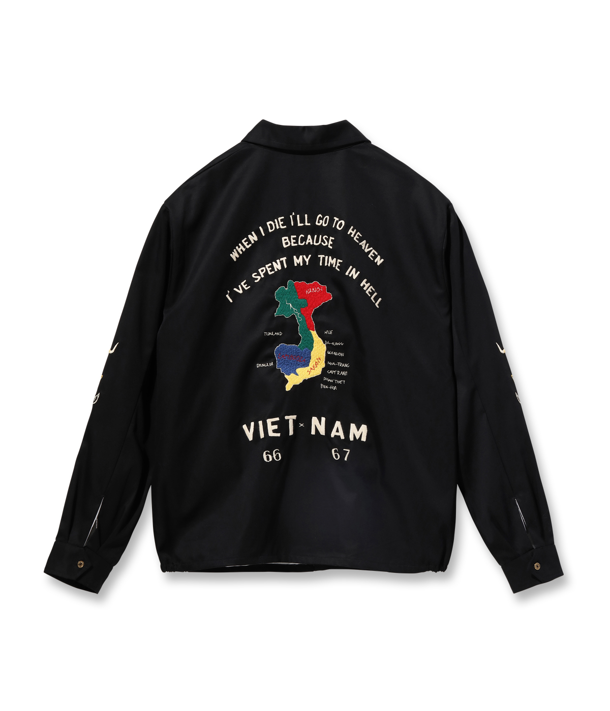 Lot No. TT15493 / Mid 1960s Style Cotton Vietnam Jacket “VIETNAM 